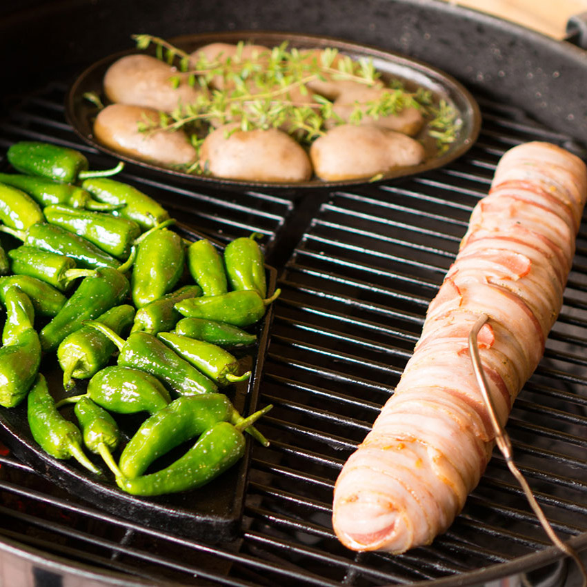 Chimichurri-Schweinefilet im Speckmantel