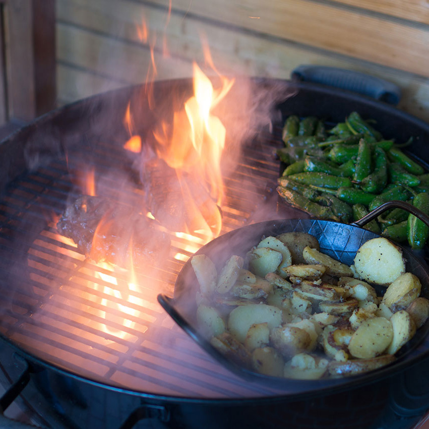 Flame kissed Steak mit Bratpaprika