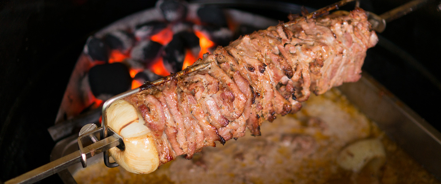Gyros vom Drehspieß