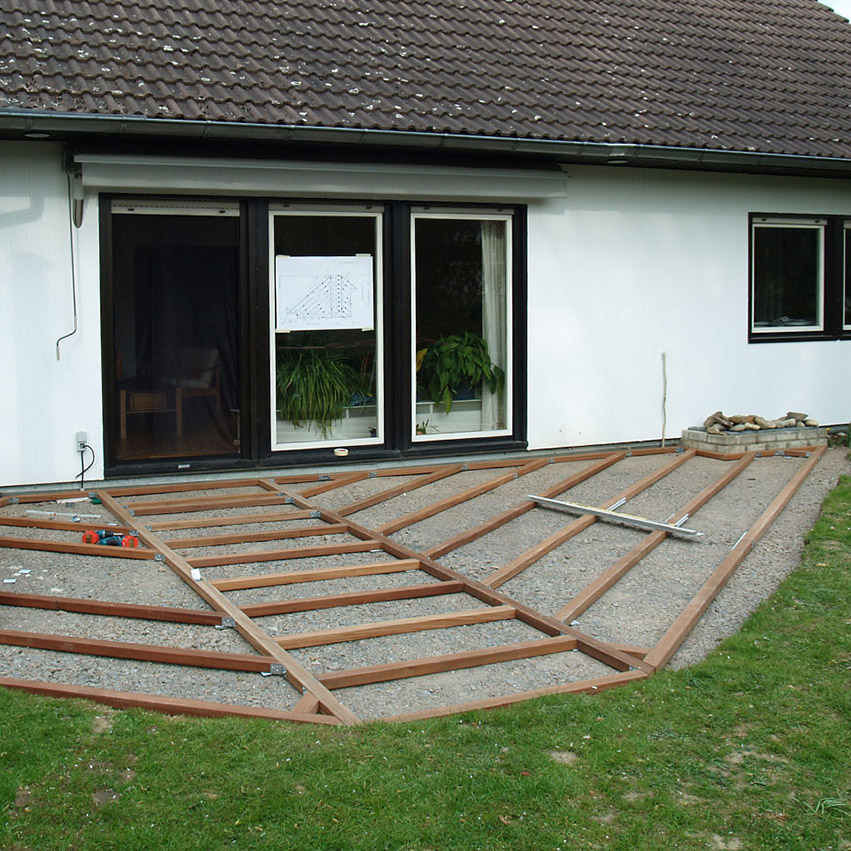 Terrassenbau - Gründung und UK