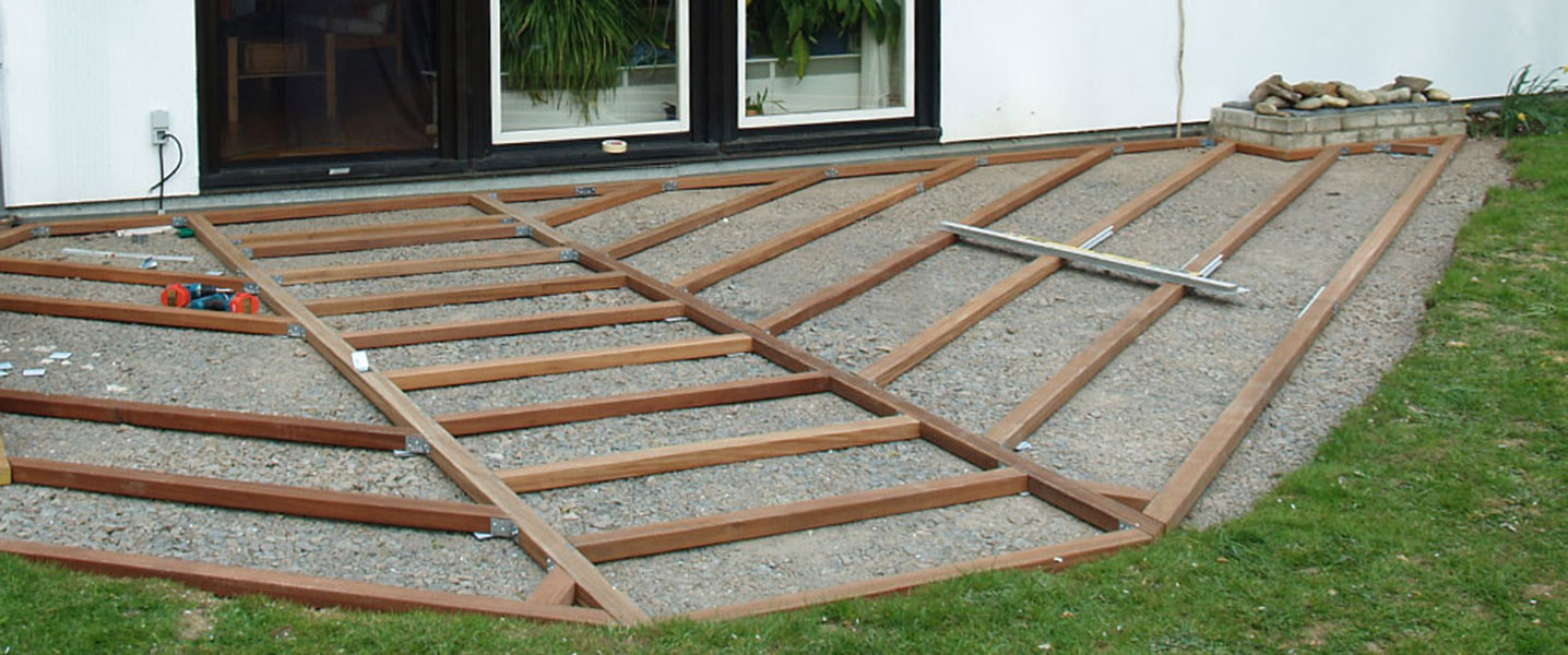 Terrassenbau - Gründung und UK